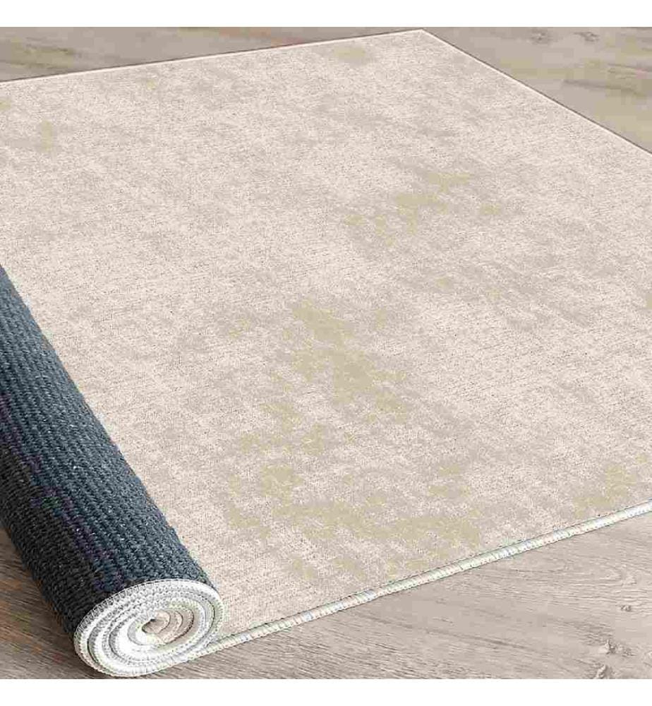 Tapis, crème, 100% coton, 80 x 120 cm