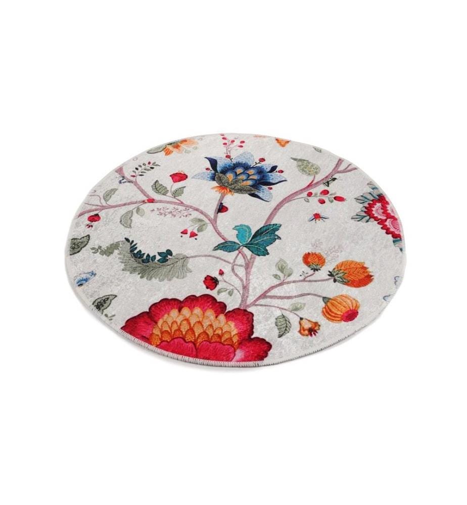 Tapis, 100 cm, Multicolor, 50% velours - 50% polyester, hauteur des poils 4 mm