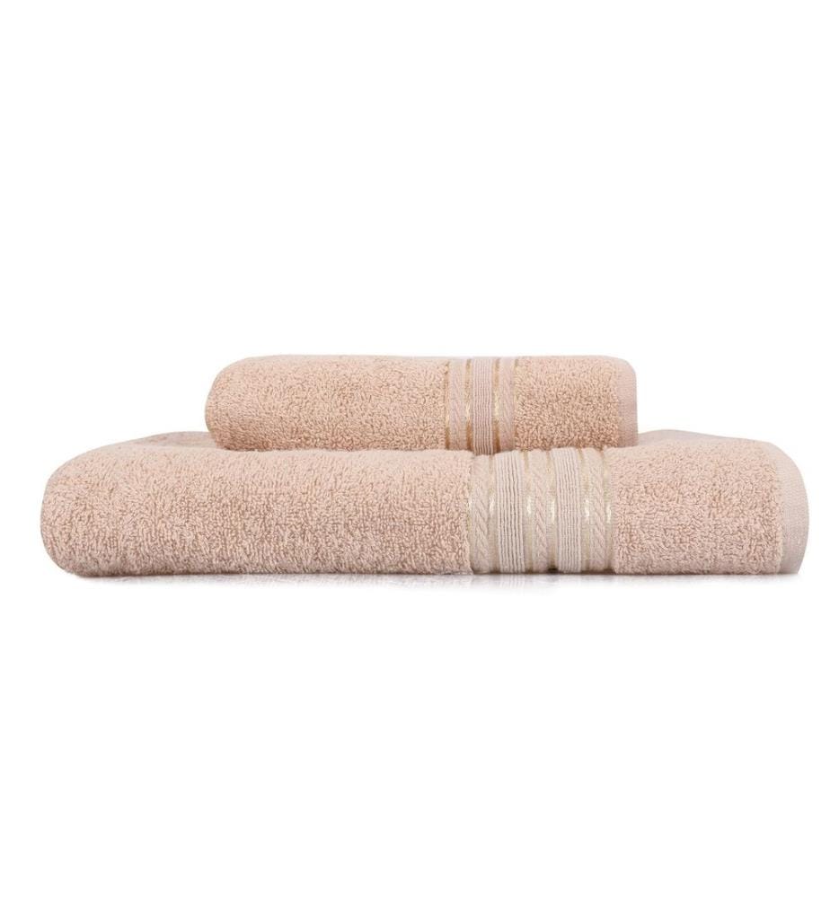 Lot de 2 Linges - Cappuccino
