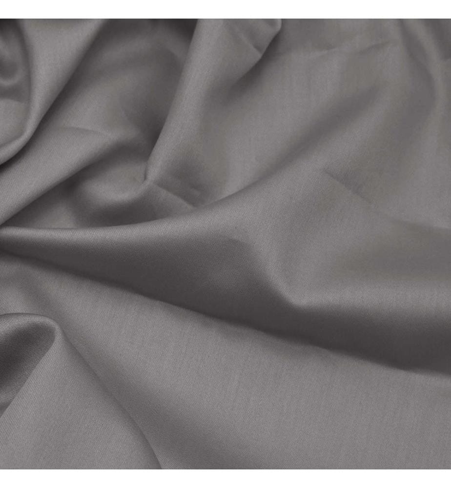 Housse de couette en satin King - Gris foncé