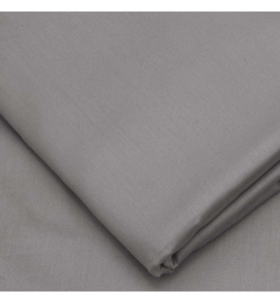 Housse de couette en satin King - Gris foncé