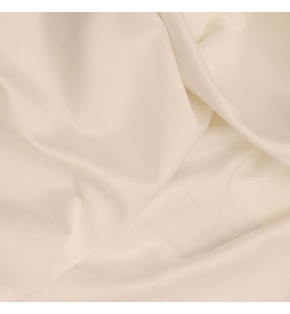 Drap-housse Satin King 160 x 200 cm - Crème