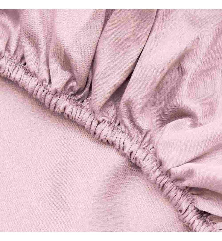 Drap-housse Satin King 160 x 200 cm - Light Pink