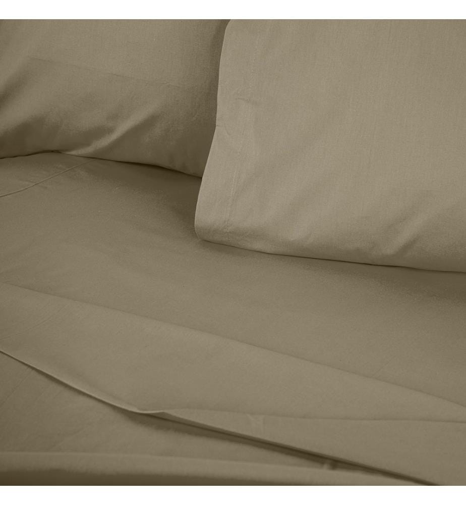 Housse de couette Ranforce King - Beige
