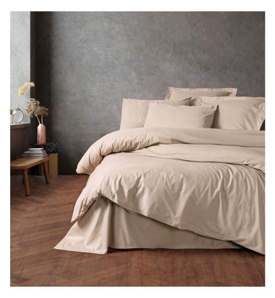 Ranforce Super King Quilt Cover Set - Beige