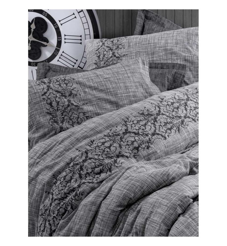 Ranforce King Quilt Cover Set - Gris