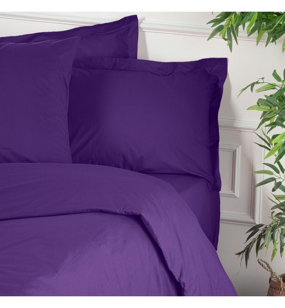 Housse de couette double Ranforce - Violet