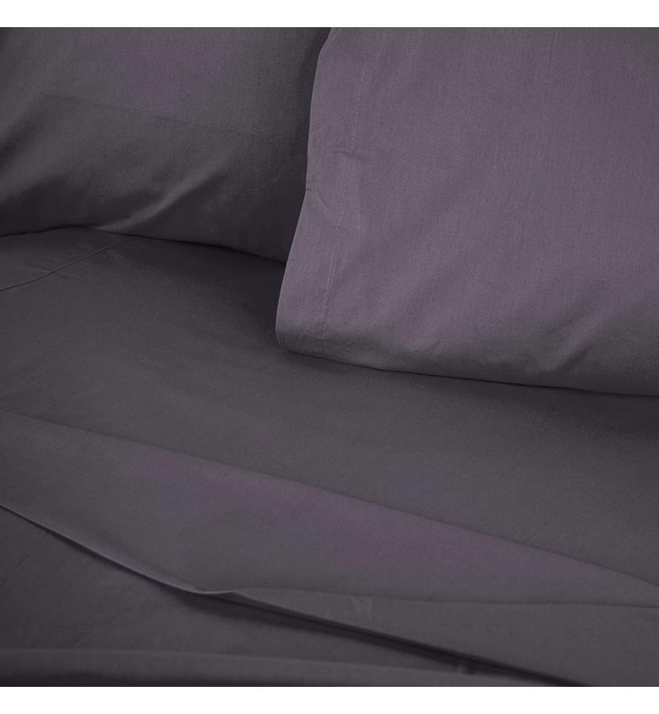 Housse de couette double Ranforce 200 x 200 cm - Dark Grey