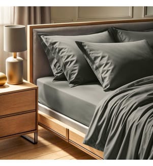 Drap-housse Ranforce Super King - Gris foncé