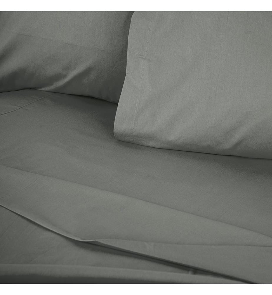 Drap-housse Ranforce Super King - Gris foncé
