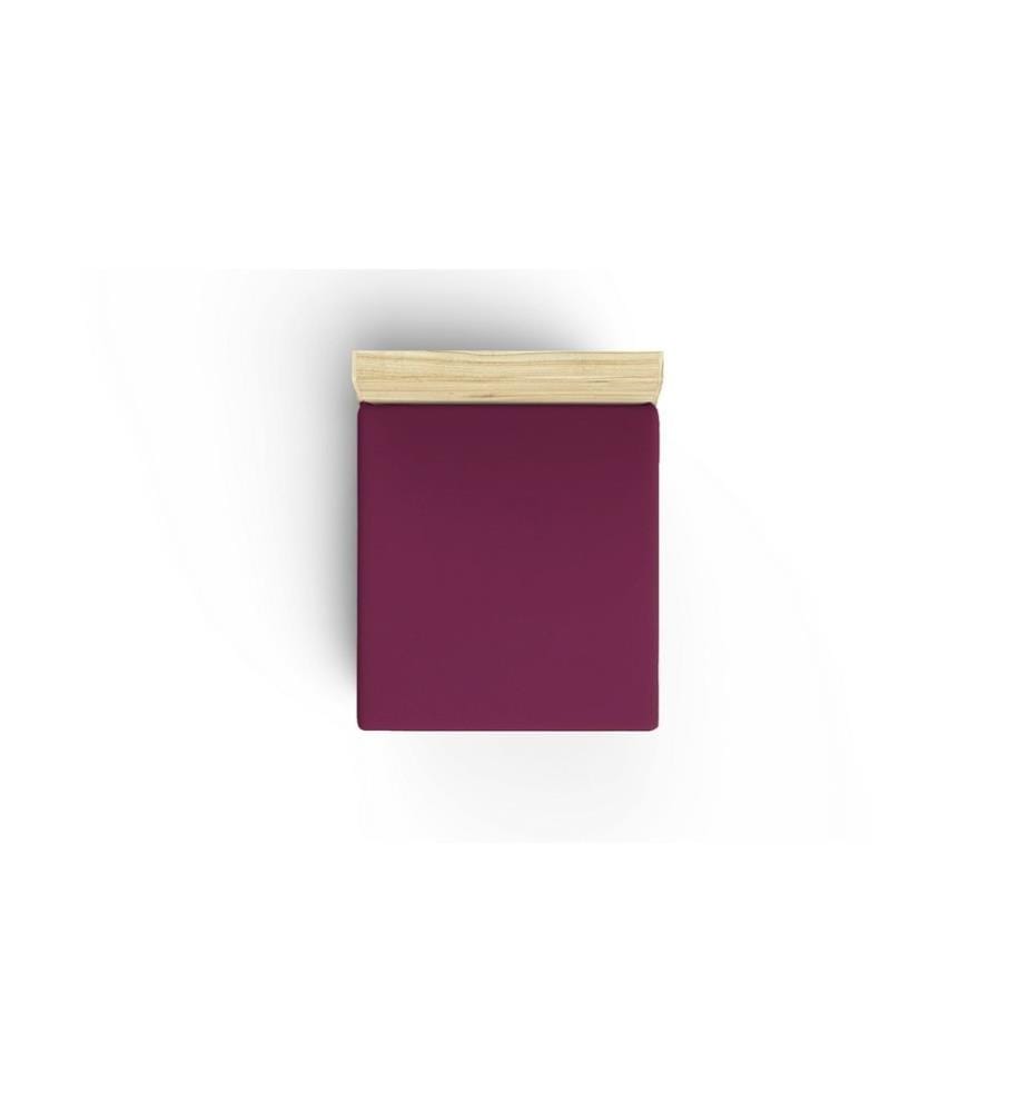 Drap-housse Ranforce Super King 180 x 200 cm - Pourpre