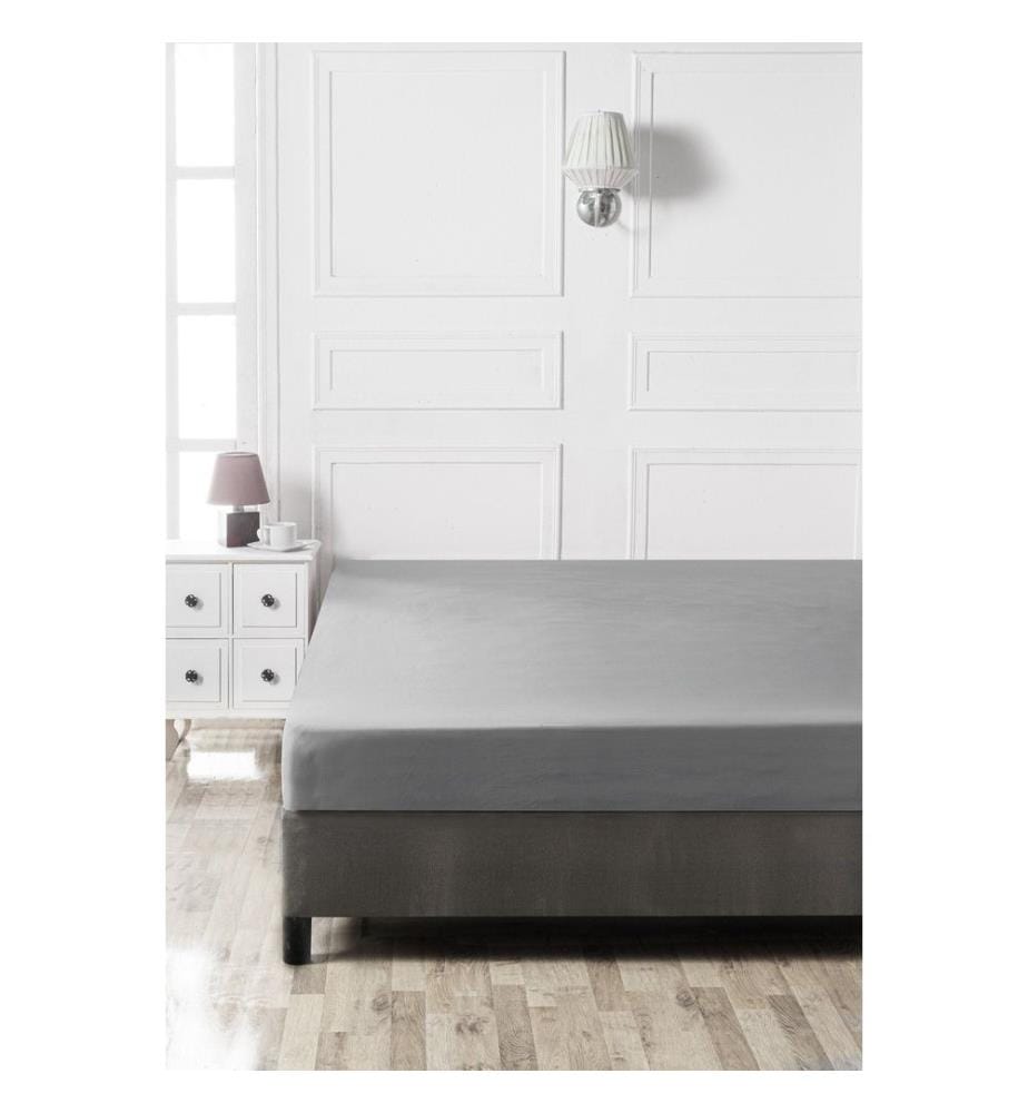 Drap-housse Ranforce Super King 180 x 200 cm - Dark Grey