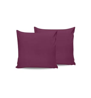 Ensemble de taies d'oreiller (2 pièces) 60 x 60 cm - Violet