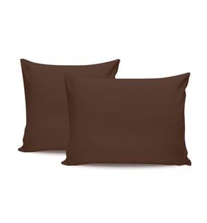 Ensemble de taies d'oreiller (2 pièces) 60 x 60 cm - Dark Brown