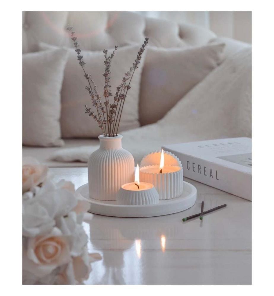 Candle Set (5 Pieces) - White
