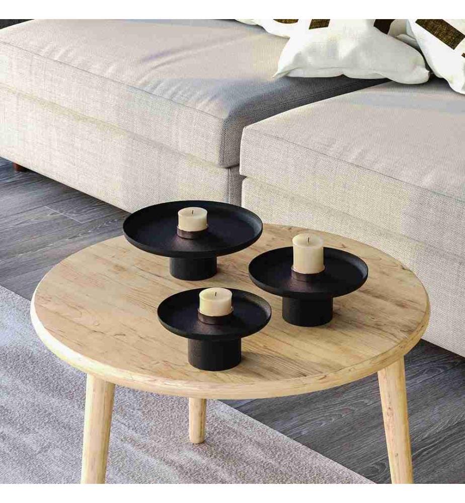 Accessoire décoratif en métal, noir, 100% métal
