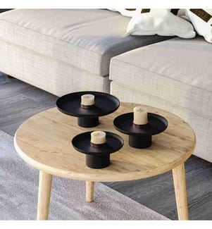 Accessoire décoratif en métal, noir, 100% métal