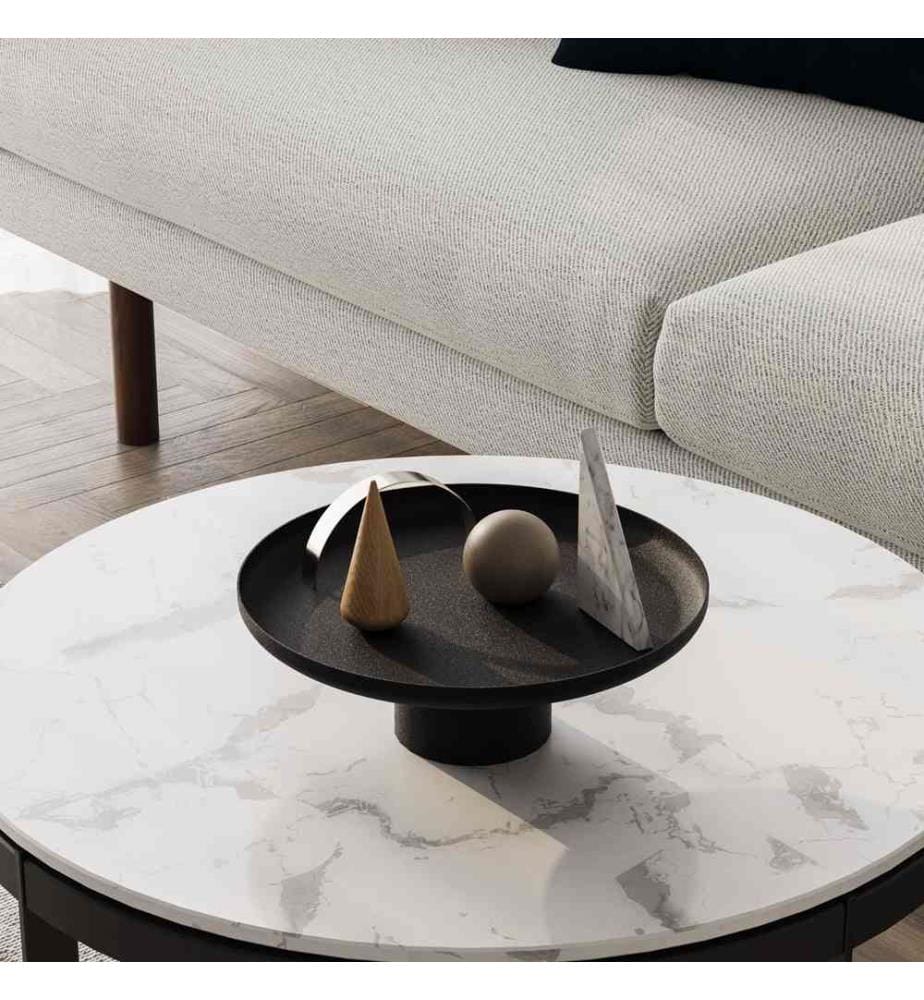 Accessoire décoratif en métal, noir, 100% métal