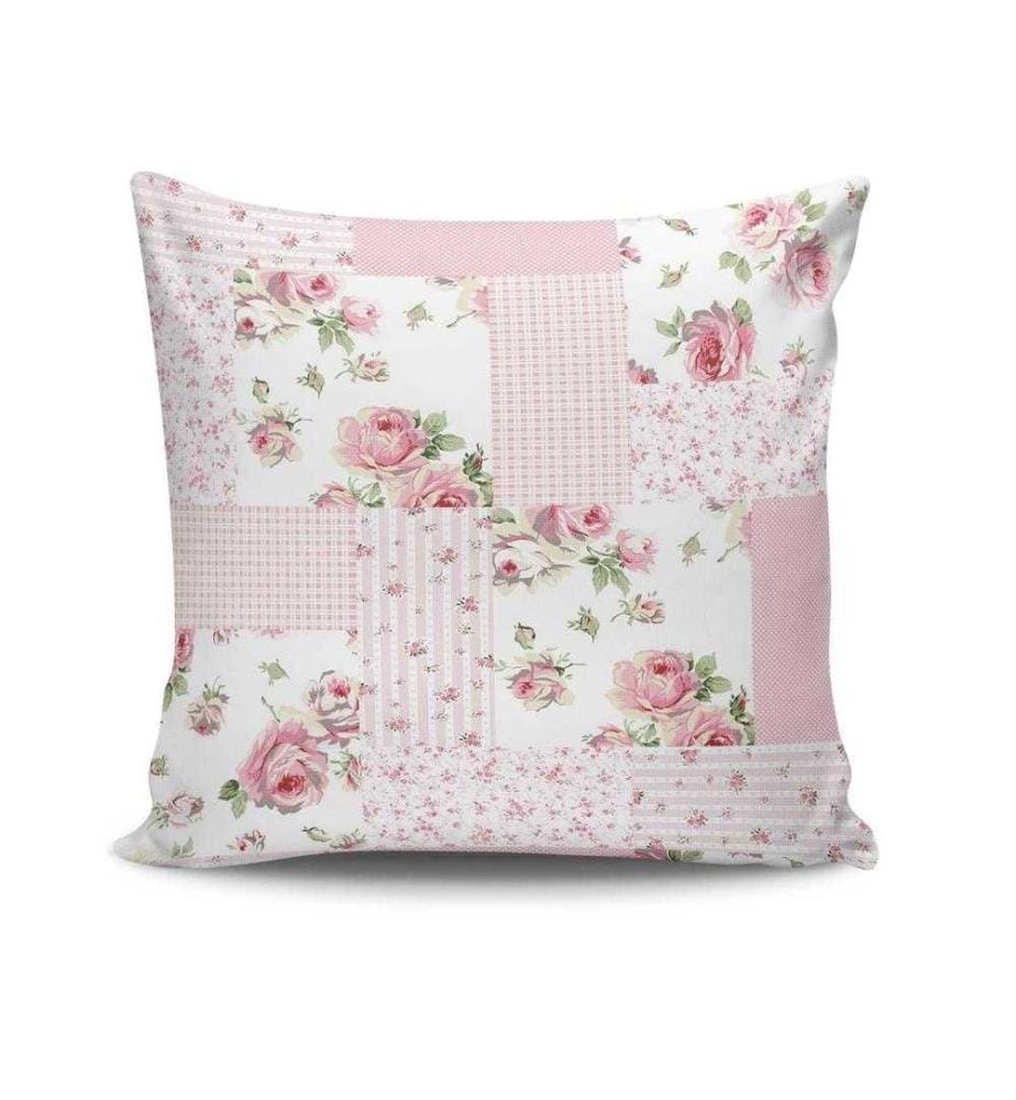 Housse de coussin, Multicolore, 50% coton - 50% polyester