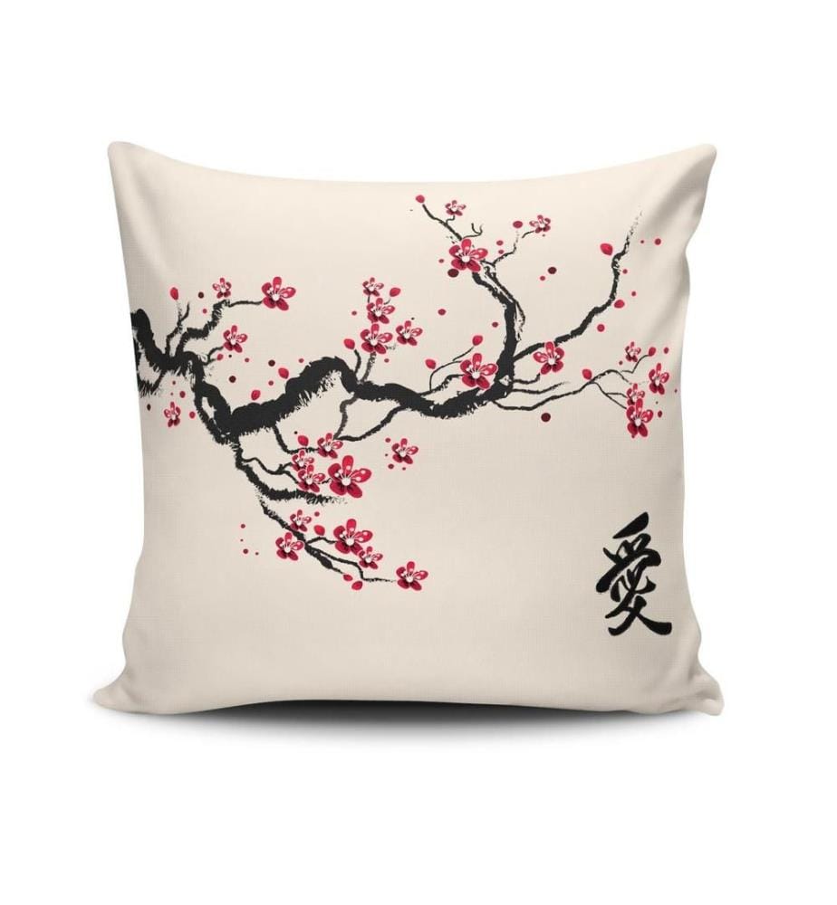 Housse de coussin, Multicolore, 50% coton - 50% polyester