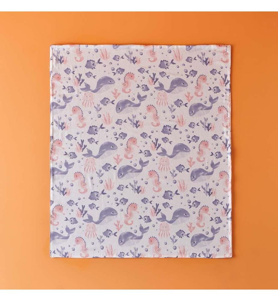 Drap bébé Marine - 90x100 cm