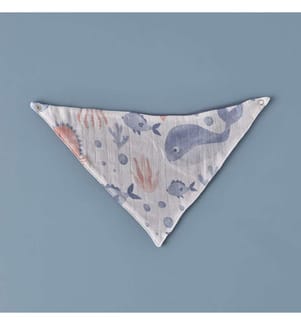 Set de bavoirs marine - 40x24 cm