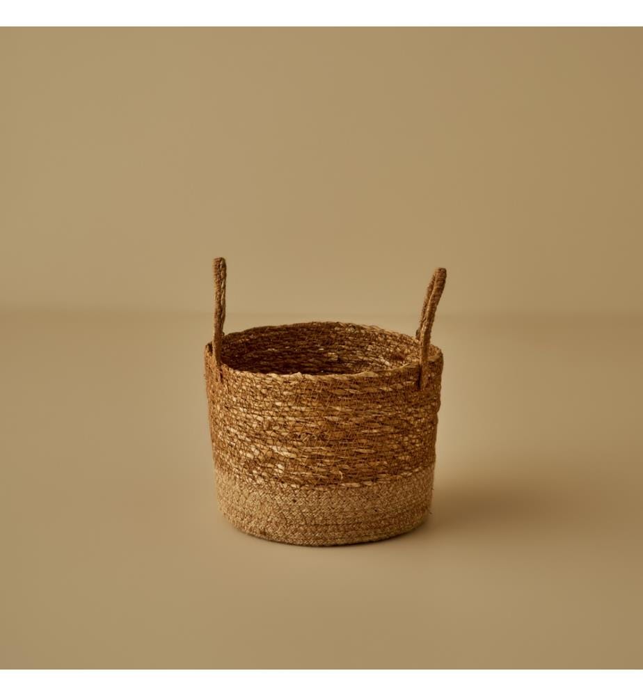 Panier décoratif Aster 21x16 cm - Naturel