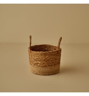Panier décoratif Aster 21x16 cm - Naturel
