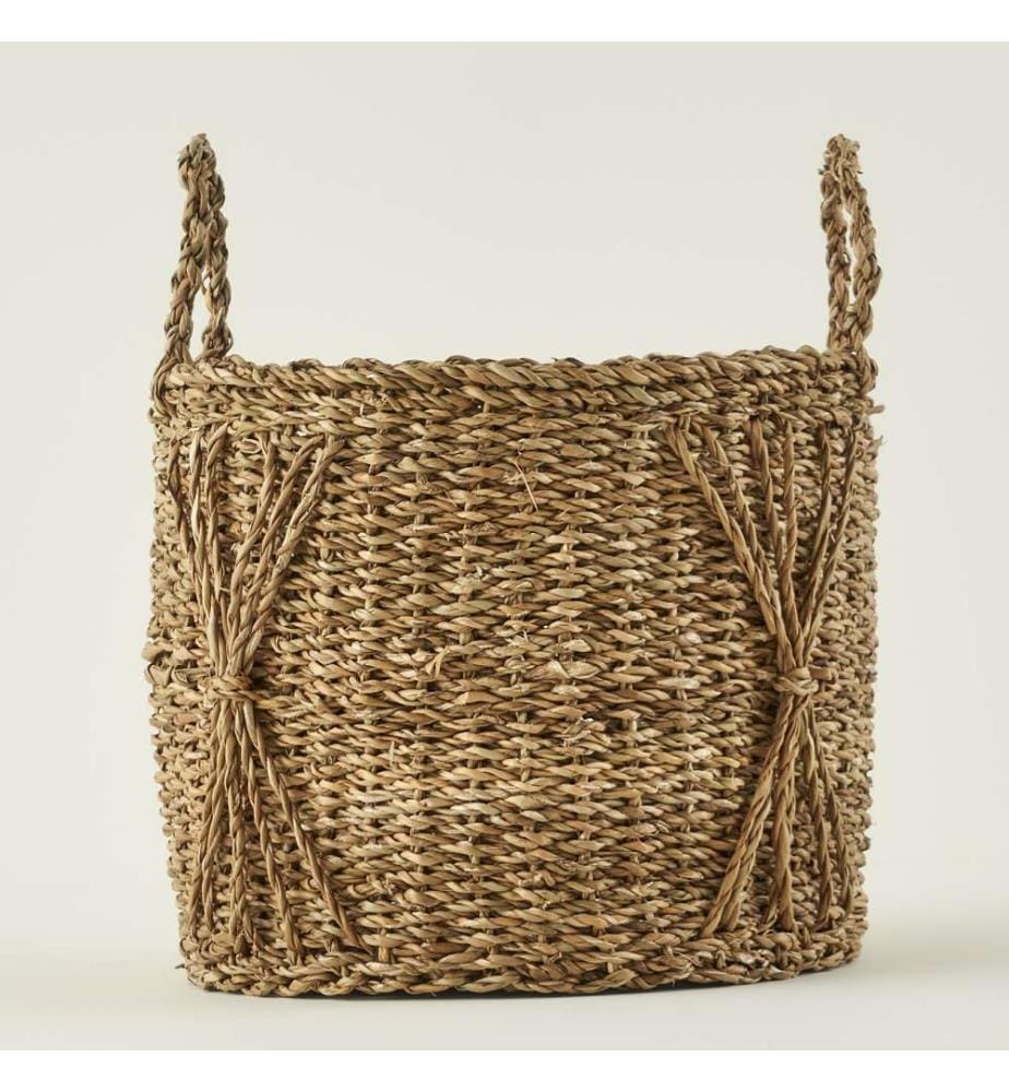 Panier en osier Ella 32x27 cm - Naturel