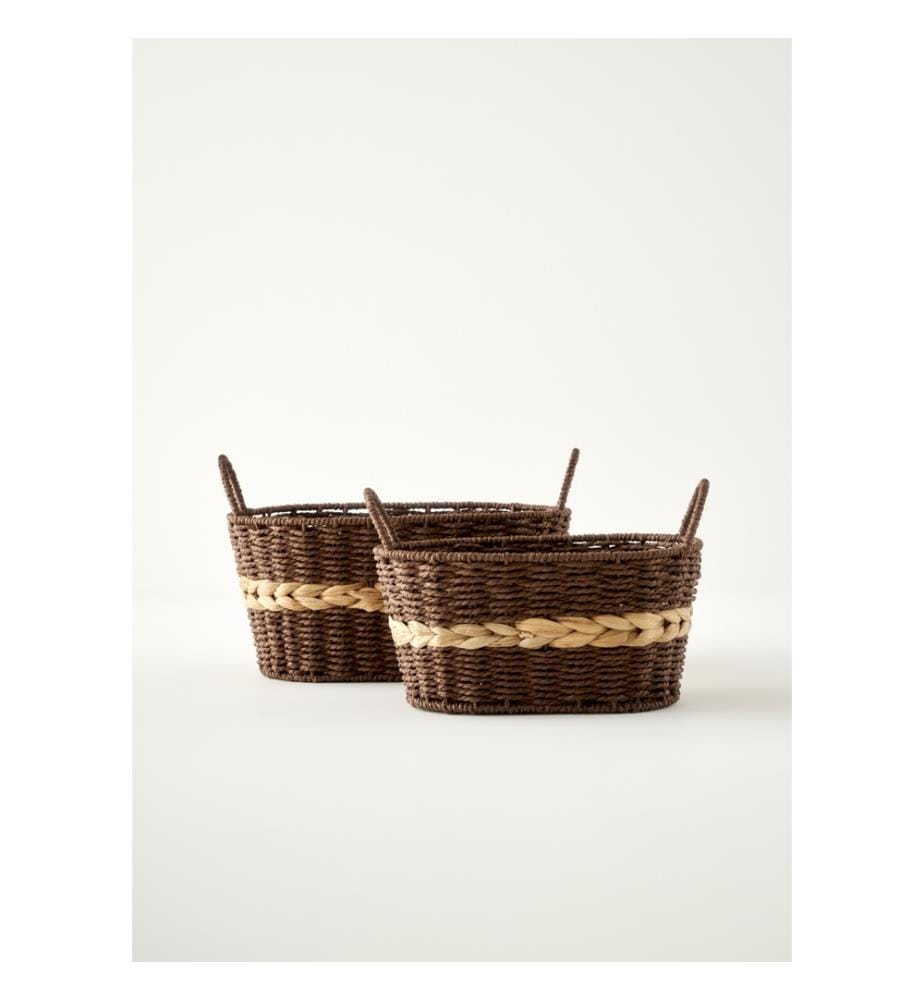Panier Neroa avec anse - Naturel