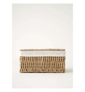 Panier en tissu Talie avec couvercle - Naturel