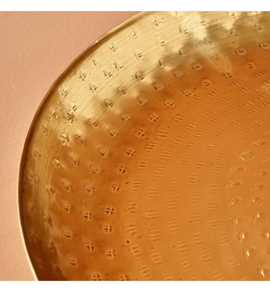 Serra Deko-Teller 29 cm - Gold