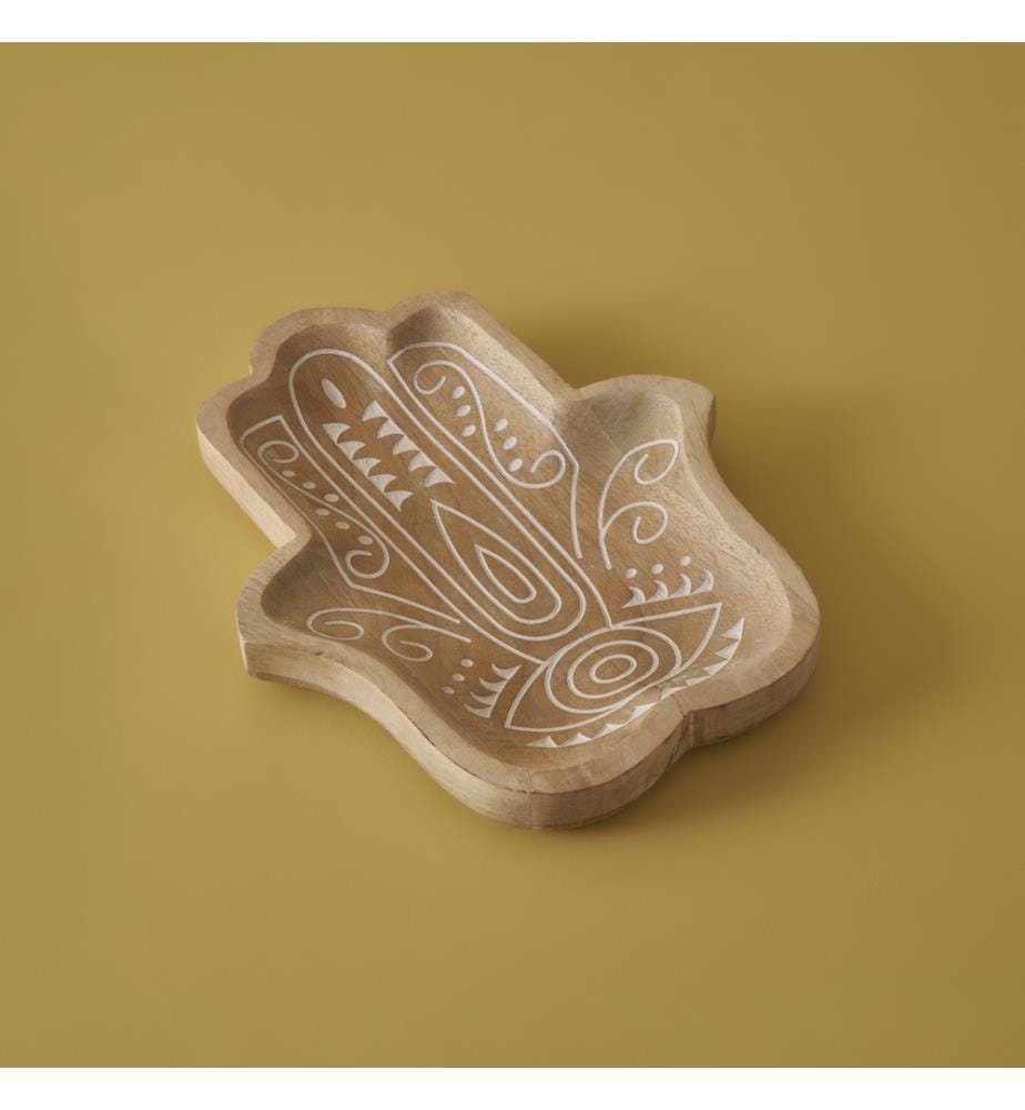 Deko-Teller Vera 30x3,5x20 cm - Natur