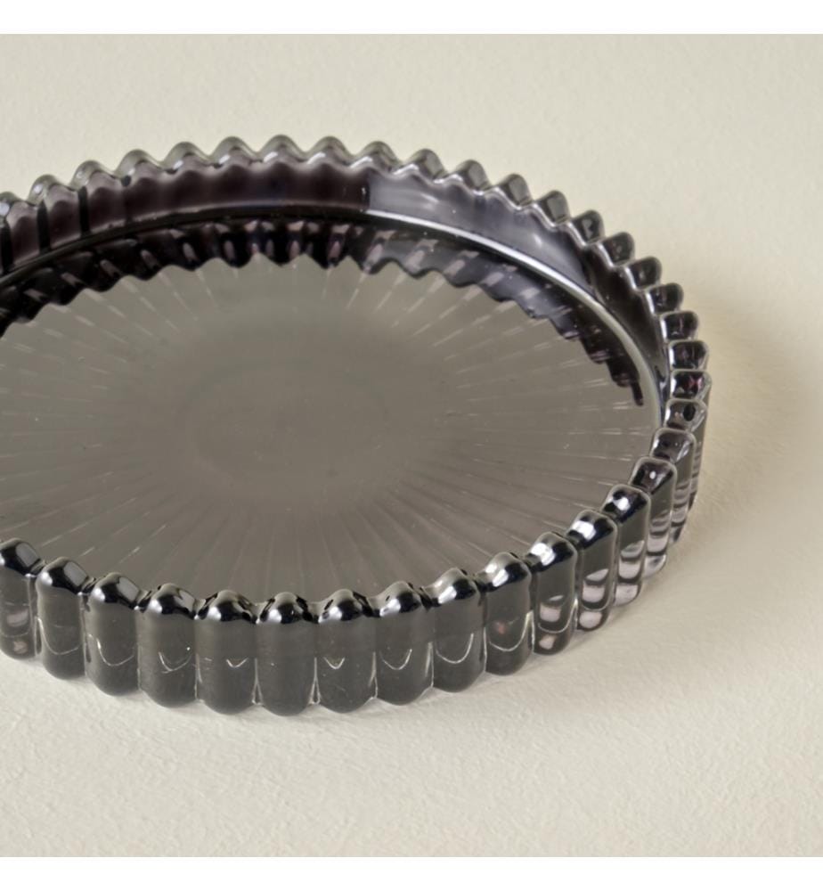 Deko-Teller Jordi 10x10x1,5 cm - Grau