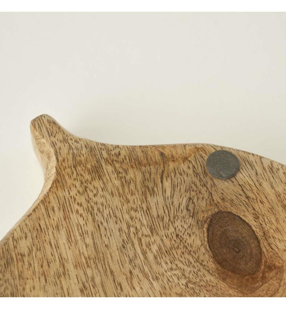 Dekorativer Teller in Form eines Blattes - 27x17 cm