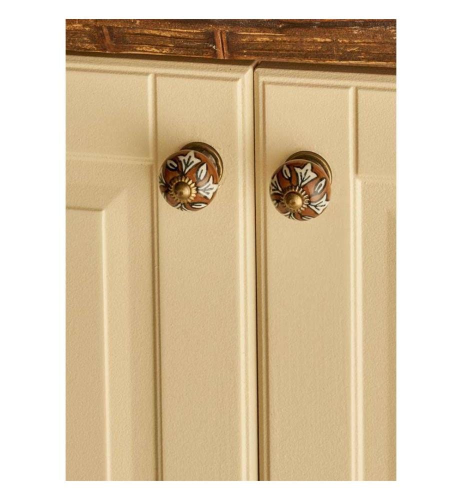 Lot de 2 Poignées Avena Set of 2 - Carreau rouge