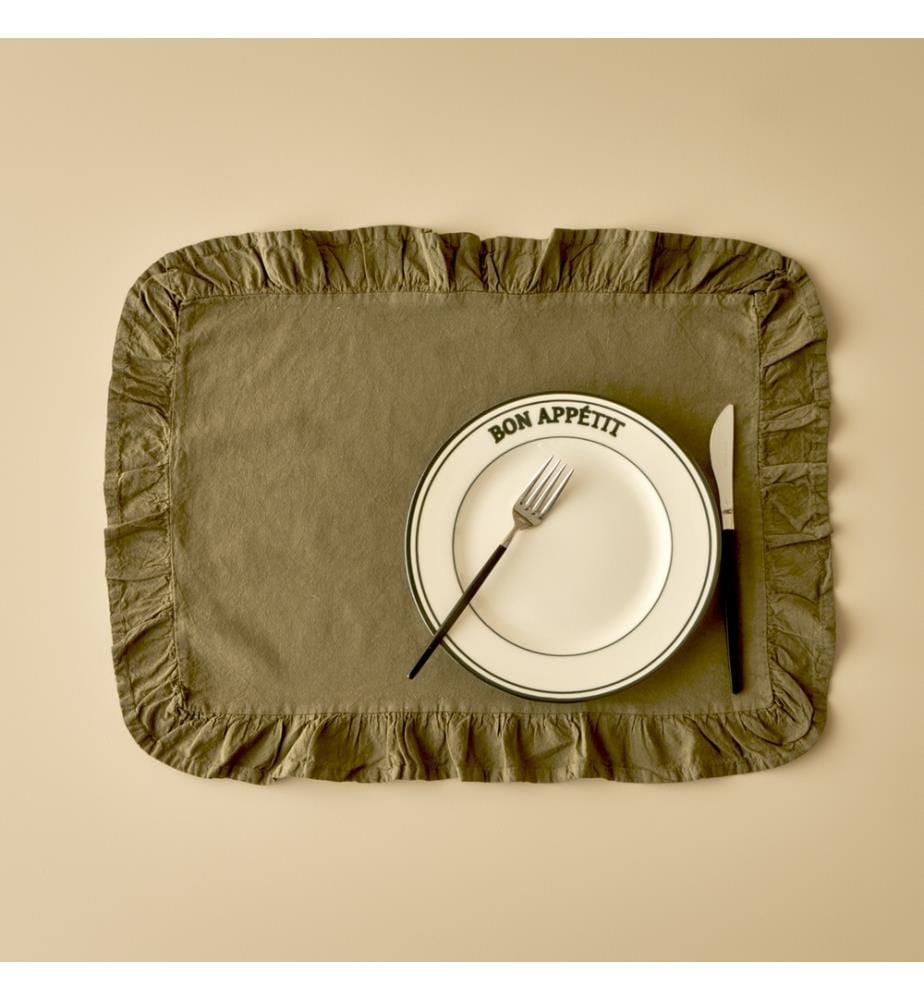 Set de table Elegance 35x45 cm - Kaki