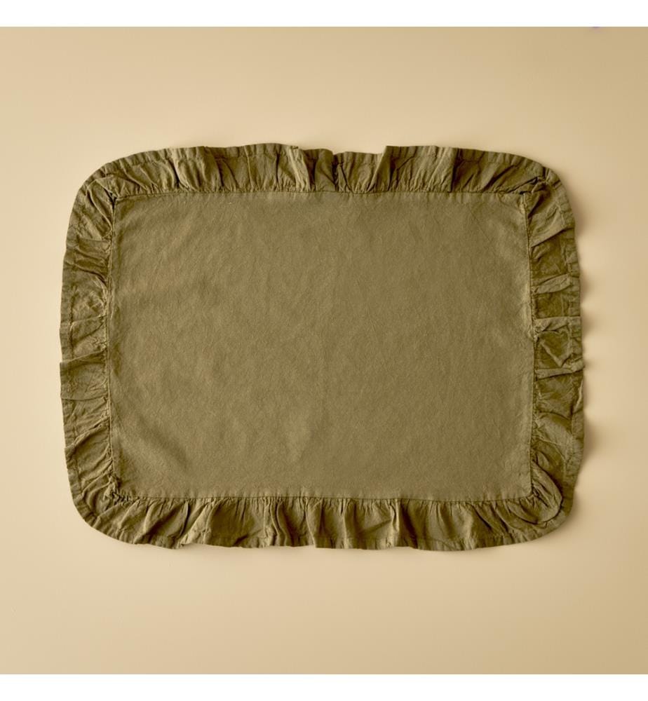 Set de table Elegance 35x45 cm - Kaki