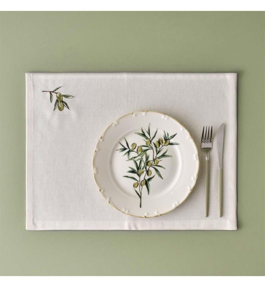Set de table Olive 35 x 45 cm - Crème