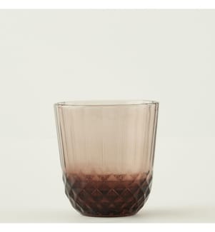 Verre taillé Colore 320 cc - Marron