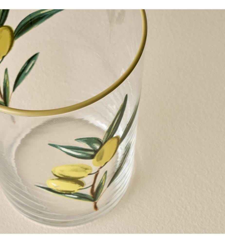 Verre à boissons gazeuses Olive 510 cc - Vert