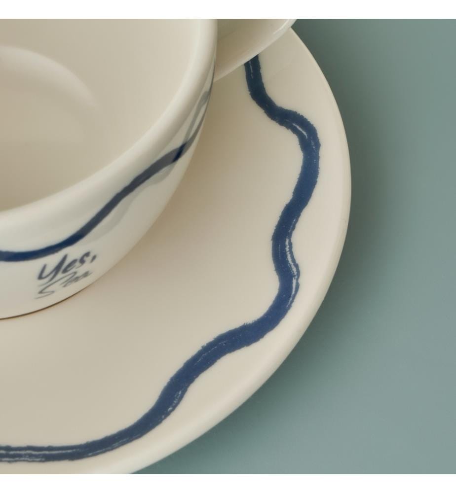 Set de tasses à thé Marine 2 pièces 270 cc - Bleu