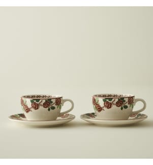 Set de tasses à thé Rose 2 pièces 270 cc - Multicolore
