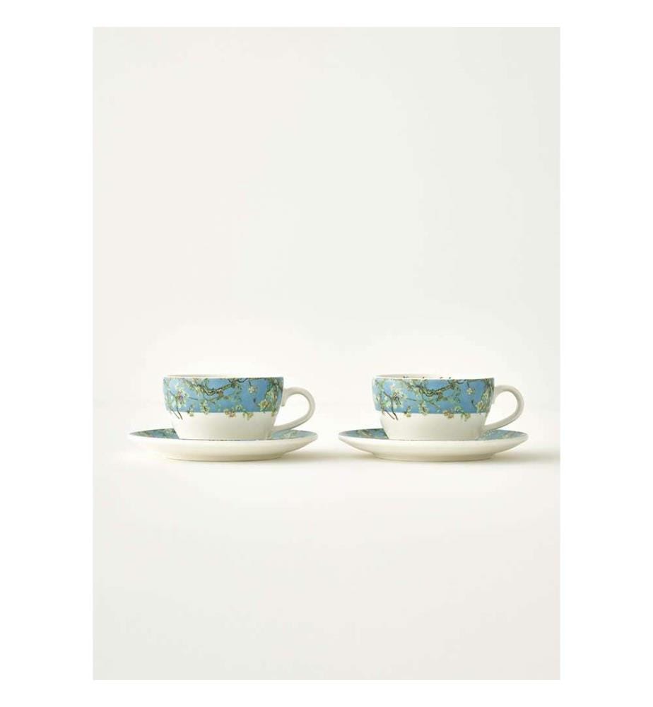 Set aus 2 Teetassen Almond Blossom 180 cc - Mehrfarbig