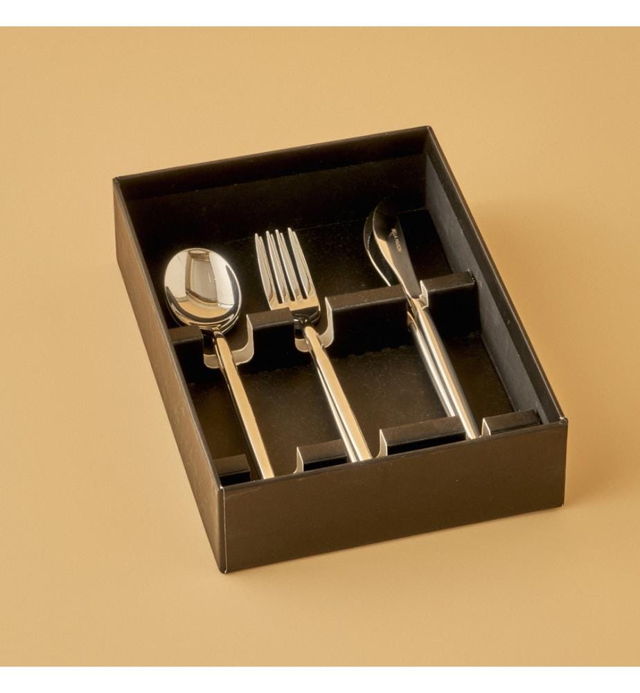 Ensemble de couverts à dessert Siena 18 pièces - Argent