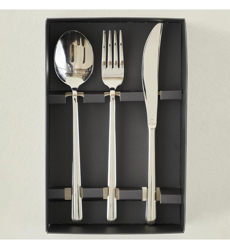 Coffret vaisselle 18 pièces - Argent