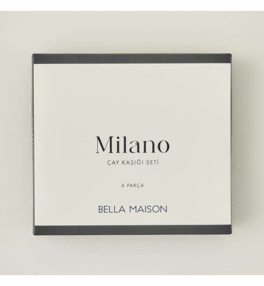 Milano Set de 6 cuillères à café - Or