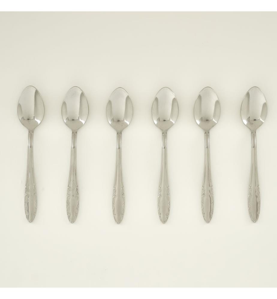 Set de cuillères à café Venezia 6 pièces 11 cm - Argent