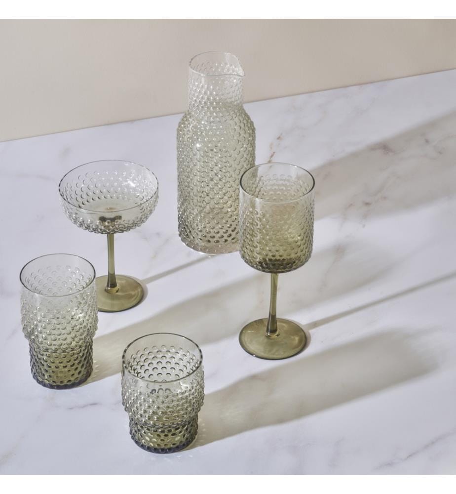 Verres à martini Bubble 6 pièces 220 cc - Vert