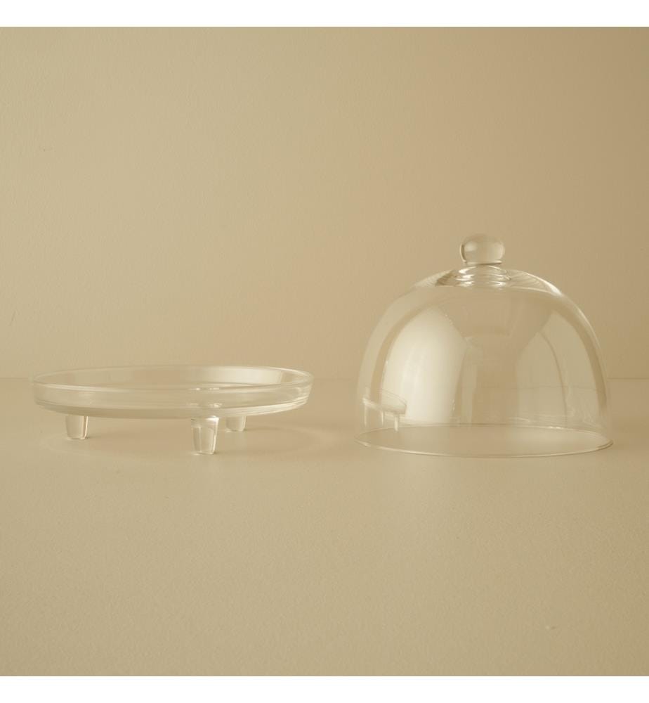Lulu Cupcake stand with lid - Natural